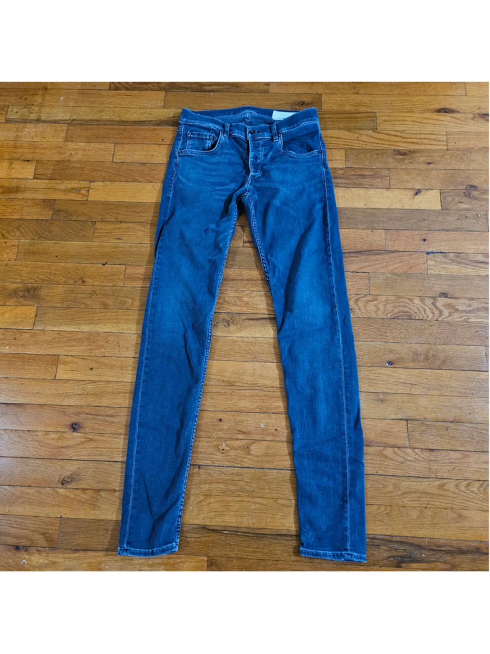 Rag & Bone Standard Issue Fit 1 Skinny Jeans Mens 30X33 Richmond Blue Stretch